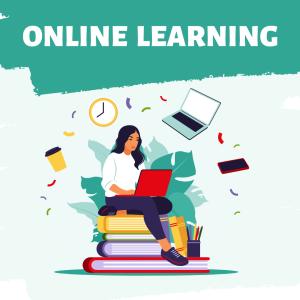 Green Online Learning Instagram Post